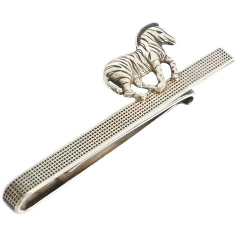 hermes mens tie clip